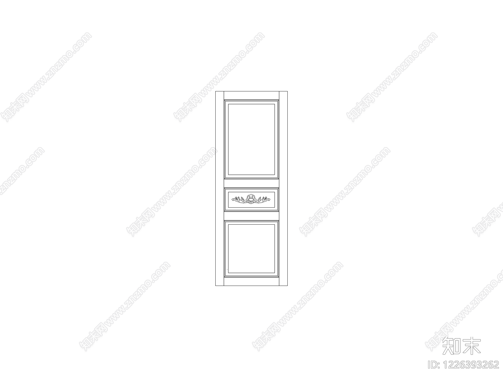 内门系统cad施工图下载【ID:1226393262】