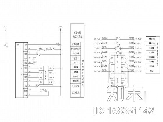 6KV变压器电气原理图cad施工图下载【ID:168351142】