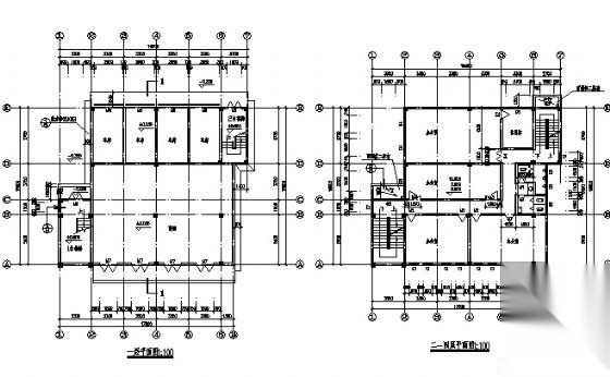 办公楼建施图cad施工图下载【ID:151405120】