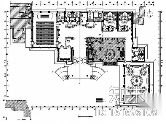 [甘肃]闻名海内外园林式星级宾馆室内装修设计施工图（...施工图下载【ID:161696108】