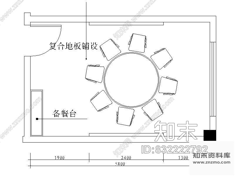 图块/节点办公楼包间装修详图cad施工图下载【ID:832222792】