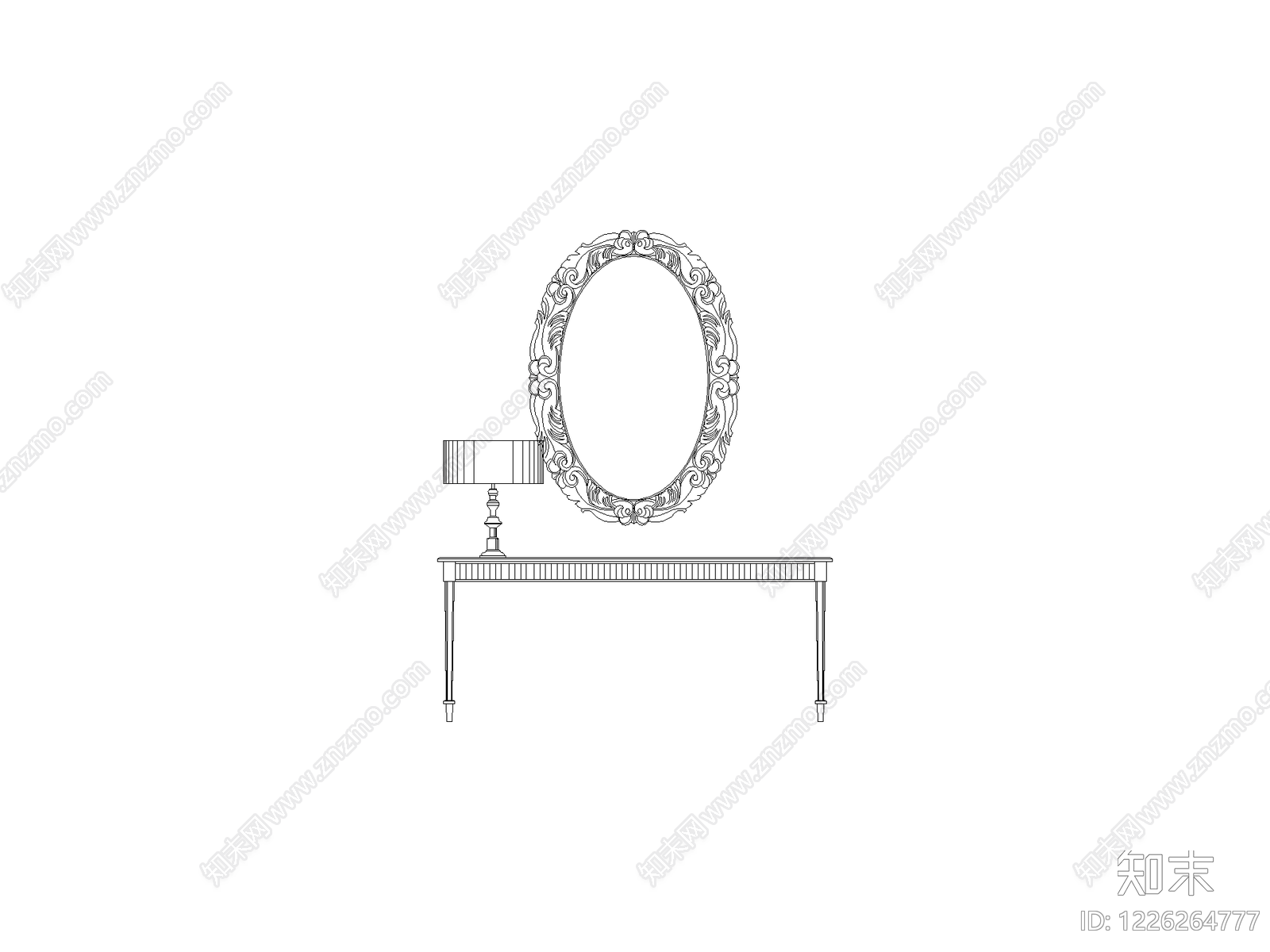 桌子CAD图纸