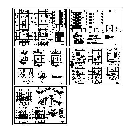 某五层私人住宅楼建筑施工图cad施工图下载【ID:149847133】