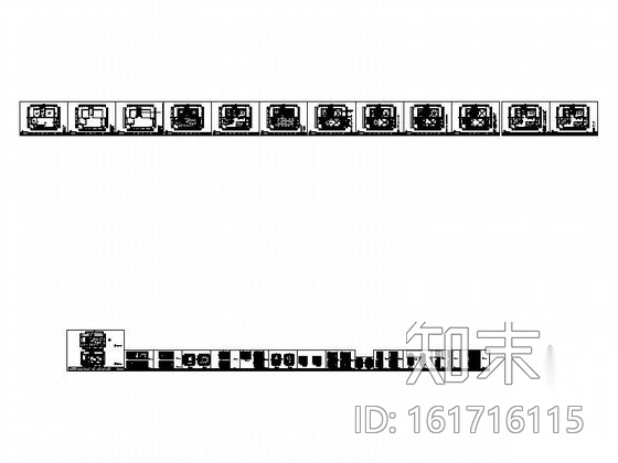 [长沙]生态新城欧式风格两居室装修图cad施工图下载【ID:161716115】