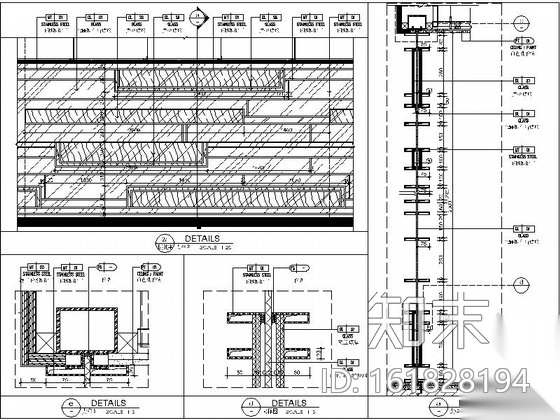 [福建]国际游艇会所游泳馆装修设计施工图（含效果）cad施工图下载【ID:161828194】