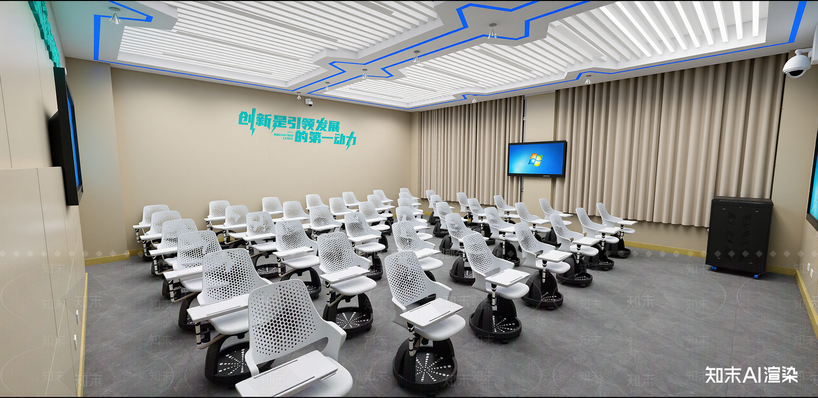 现代其他学校空间SU模型下载【ID:1216049463】