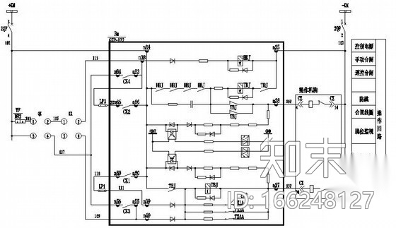 某工厂配电柜二次接线图纸cad施工图下载【ID:166248127】