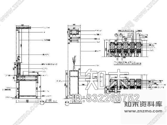 图块/节点网吧屏风造型详图cad施工图下载【ID:832266752】