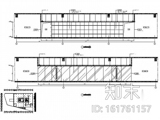 [上海]大型IT企业现代办公楼室内装修施工图（含效果）cad施工图下载【ID:161761157】
