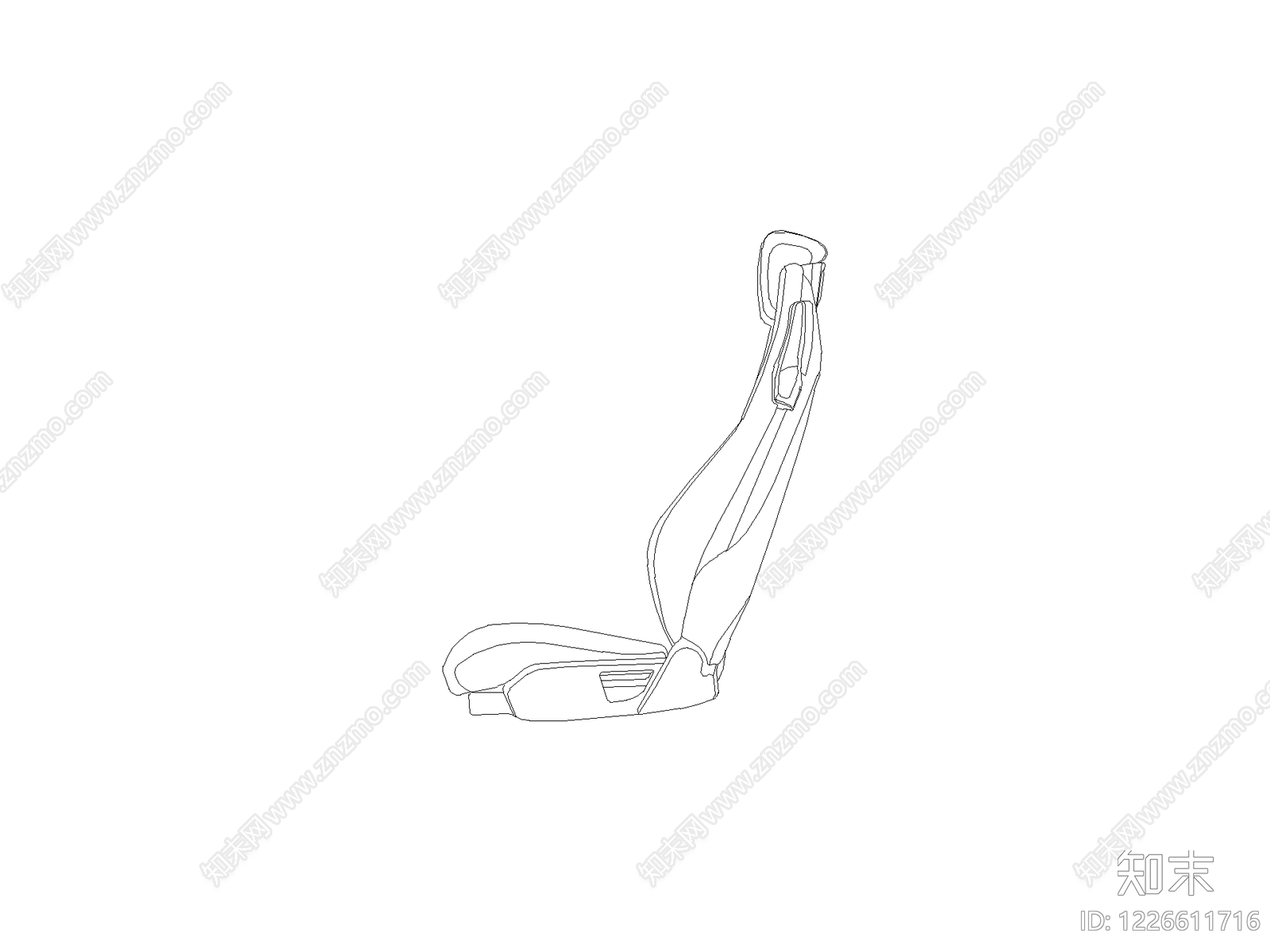 现代椅子CAD图纸