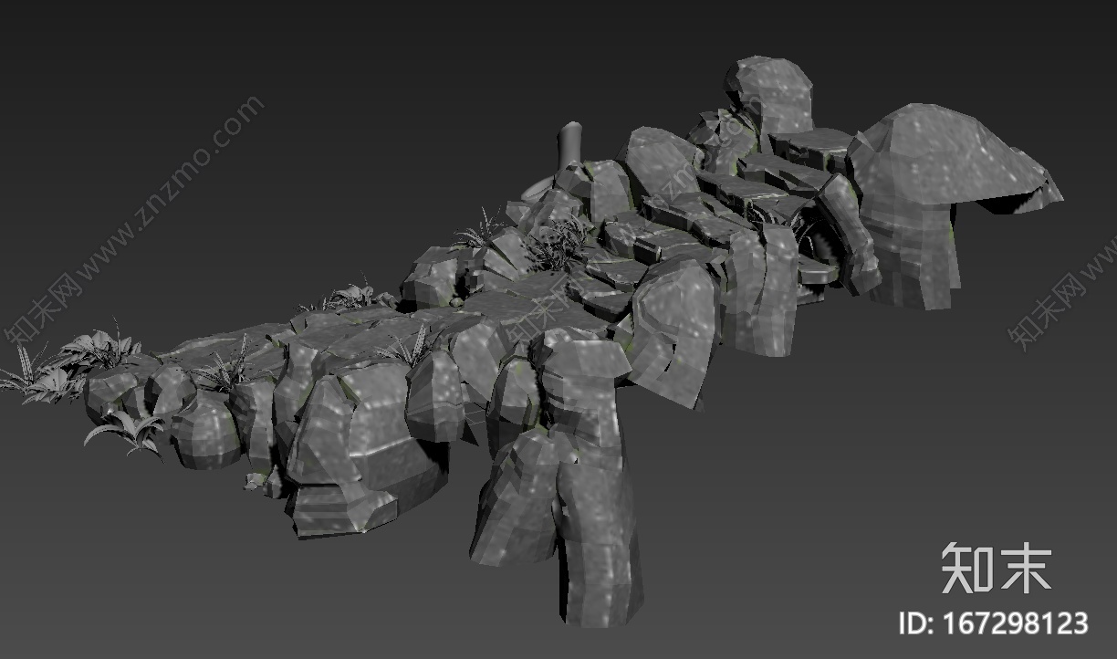 东方仙侠石阶CG模型下载【ID:167298123】