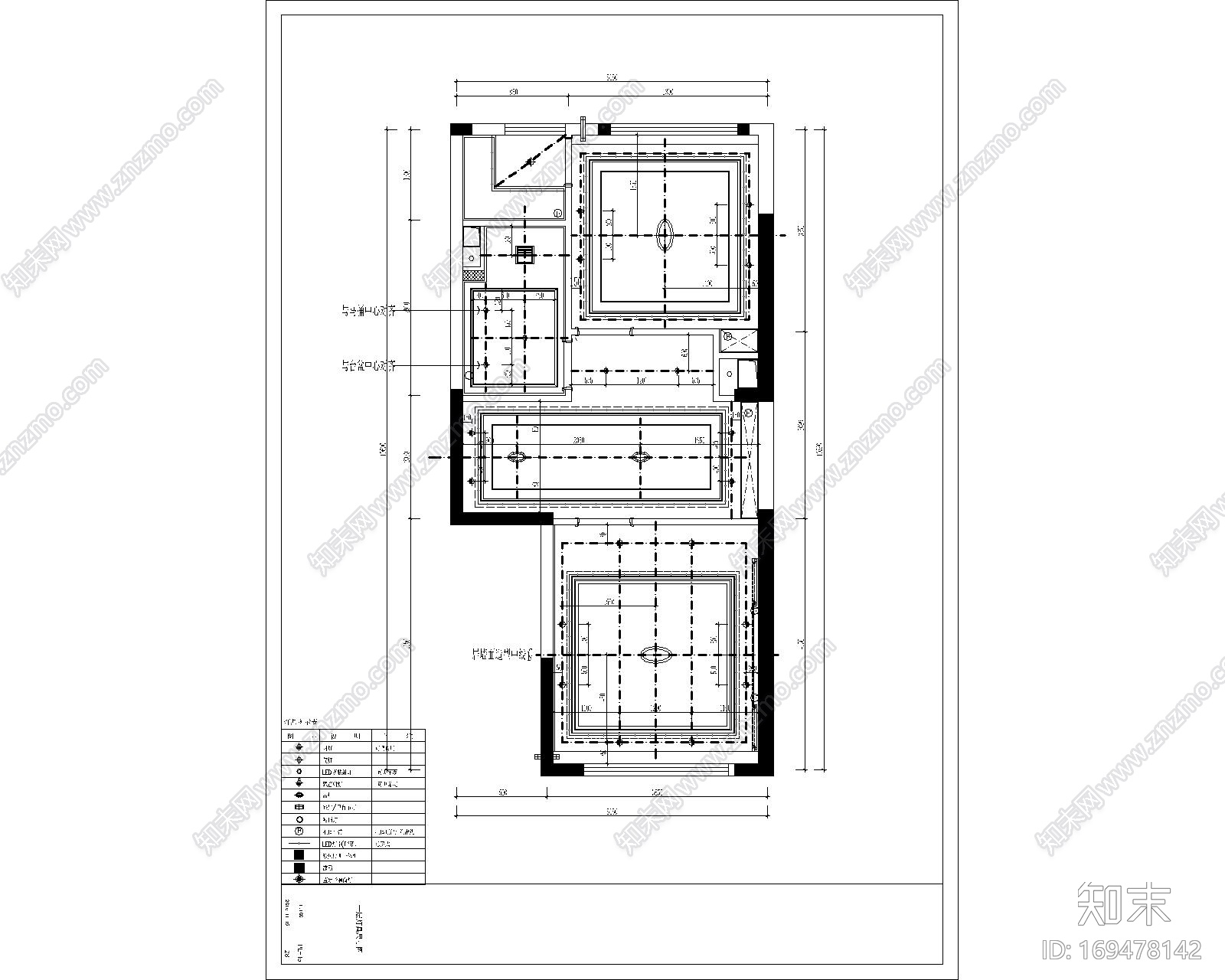 loft单身公寓样板间整套施工图施工图下载【ID:169478142】