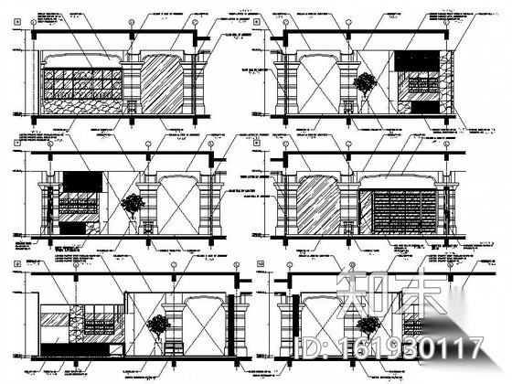 [三亚]旅游胜地国际酒店集团全日制餐厅施工图（含效果）cad施工图下载【ID:161930117】