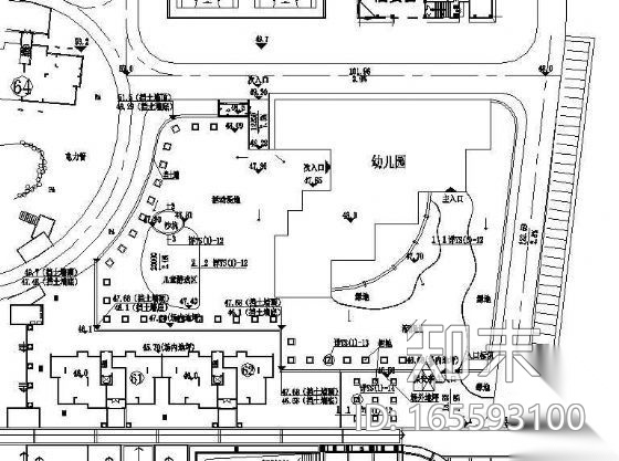 幼儿园全套施工图cad施工图下载【ID:165593100】