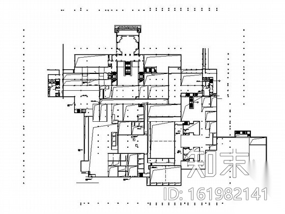 [惠州]某度假酒店局部装修图cad施工图下载【ID:161982141】