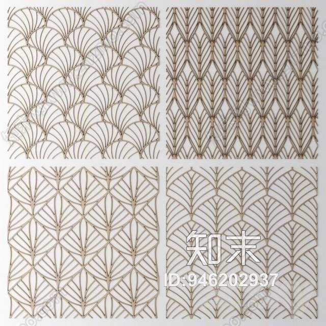 北欧墙面装饰3D模型下载【ID:946202937】