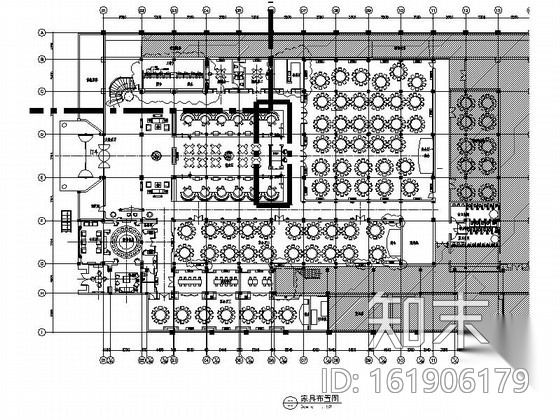 [上海]豪华酒店一层装饰改建施工图（含效果)cad施工图下载【ID:161906179】