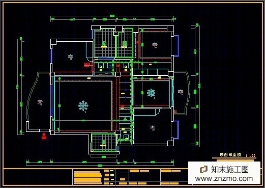 香格里拉14栋904cad施工图下载【ID:36939464】