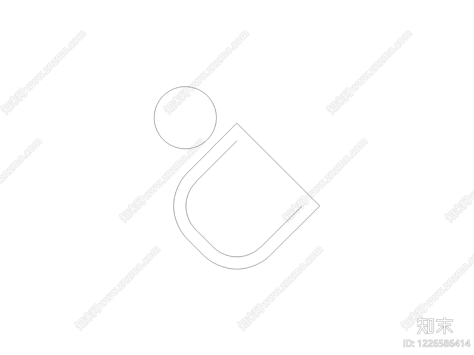 现代开关插座CAD图纸