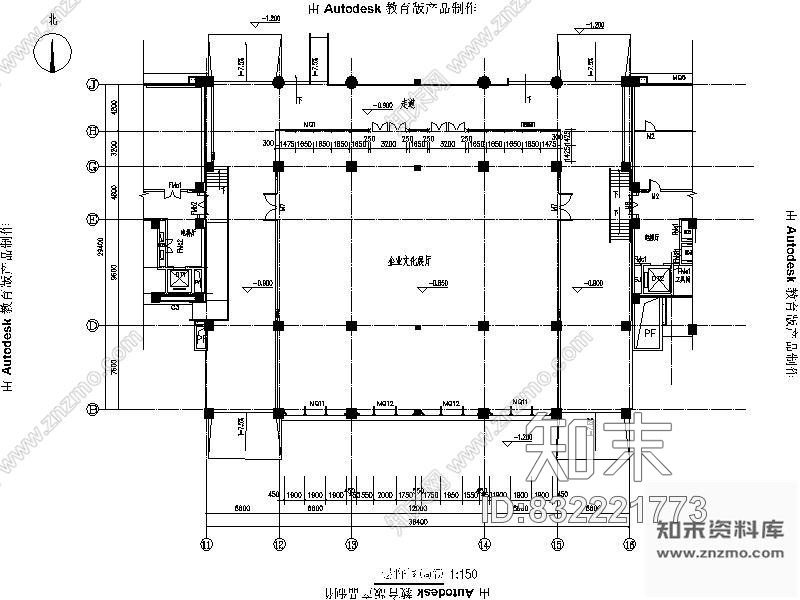 图块/节点某总部办公基地玻璃幕墙施工图cad施工图下载【ID:832221773】