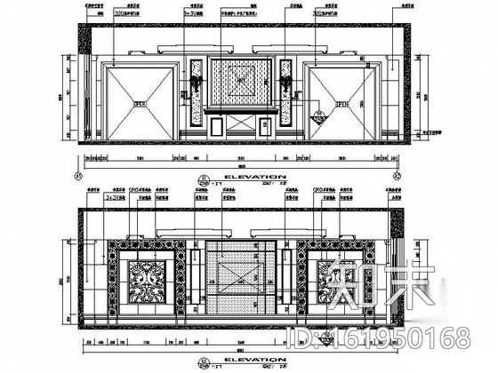 [江苏]某五星级酒店总统套房室内装修施工图cad施工图下载【ID:161950168】