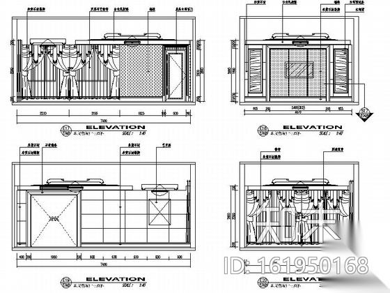 [江苏]某五星级酒店总统套房室内装修施工图cad施工图下载【ID:161950168】