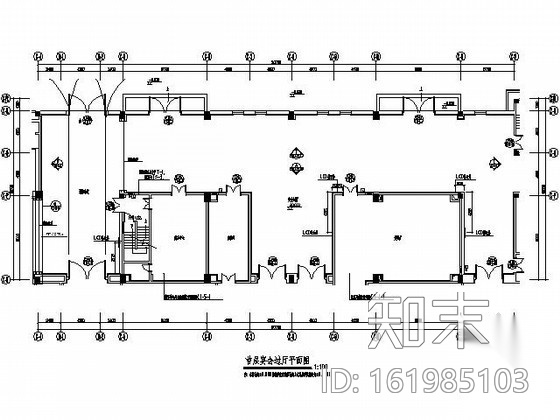 主题酒店宴会厅过厅施工图cad施工图下载【ID:161985103】