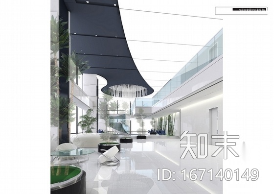 [北京]CBD国贸商圈写字楼装修施工图（含效果实景）cad施工图下载【ID:167140149】