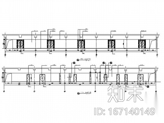 [北京]CBD国贸商圈写字楼装修施工图（含效果实景）cad施工图下载【ID:167140149】