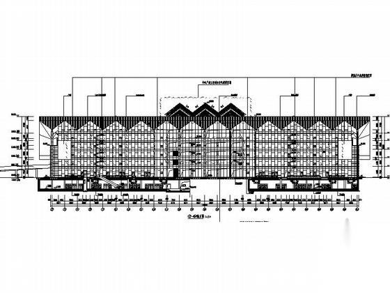 [苏州]五层汽车站综合客运枢纽建筑施工图cad施工图下载【ID:164867142】