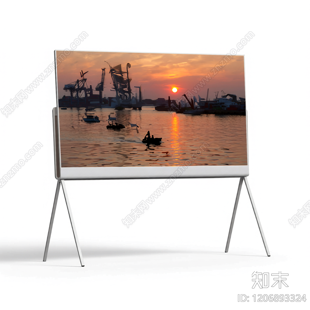 画架挂画装饰品3D模型下载【ID:1206893324】