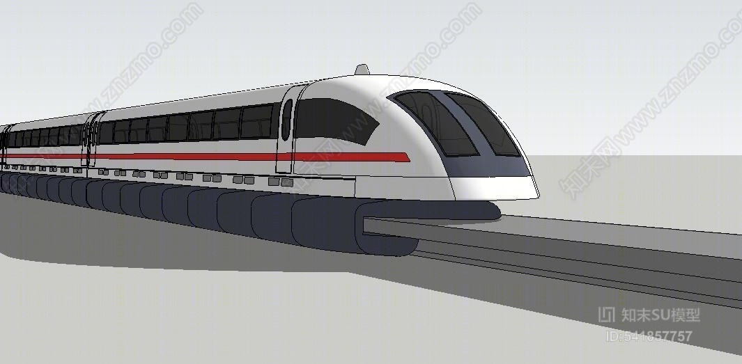 轨道交通SU模型下载【ID:541857757】