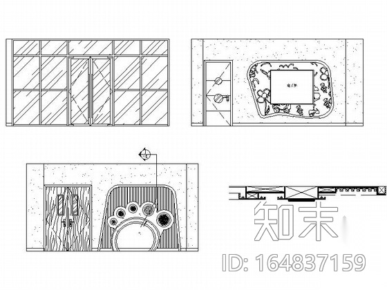 [新疆]维吾尔自治区清新现代风格幼儿园CAD装修施工图cad施工图下载【ID:164837159】