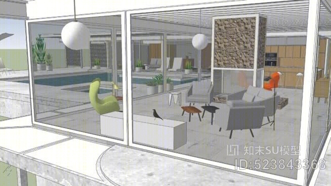 斯塔尔住宅案例研究SU模型下载【ID:523843368】