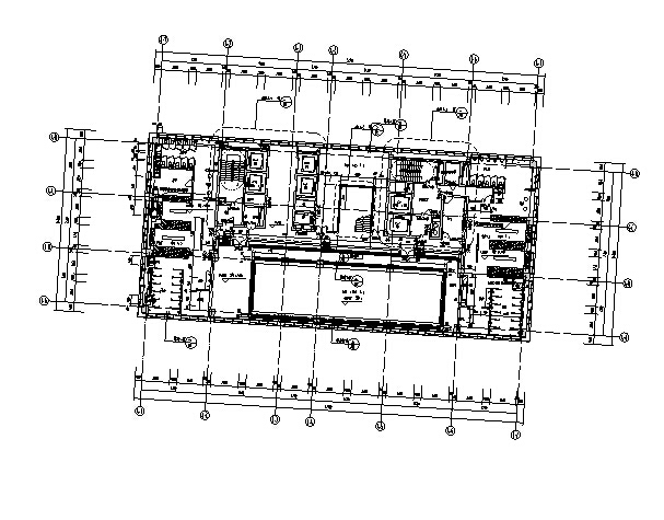 [江苏]超高层办公、公寓、酒店、地下室及商业建筑施工...cad施工图下载【ID:149951136】