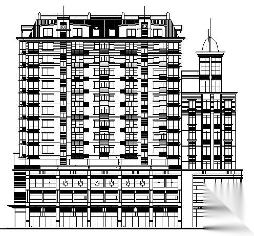 某十一层住宅楼建筑施工图cad施工图下载【ID:149847159】