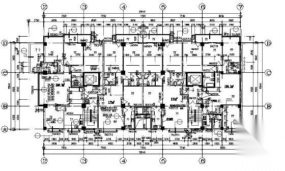 某十一层住宅楼建筑施工图cad施工图下载【ID:149847159】