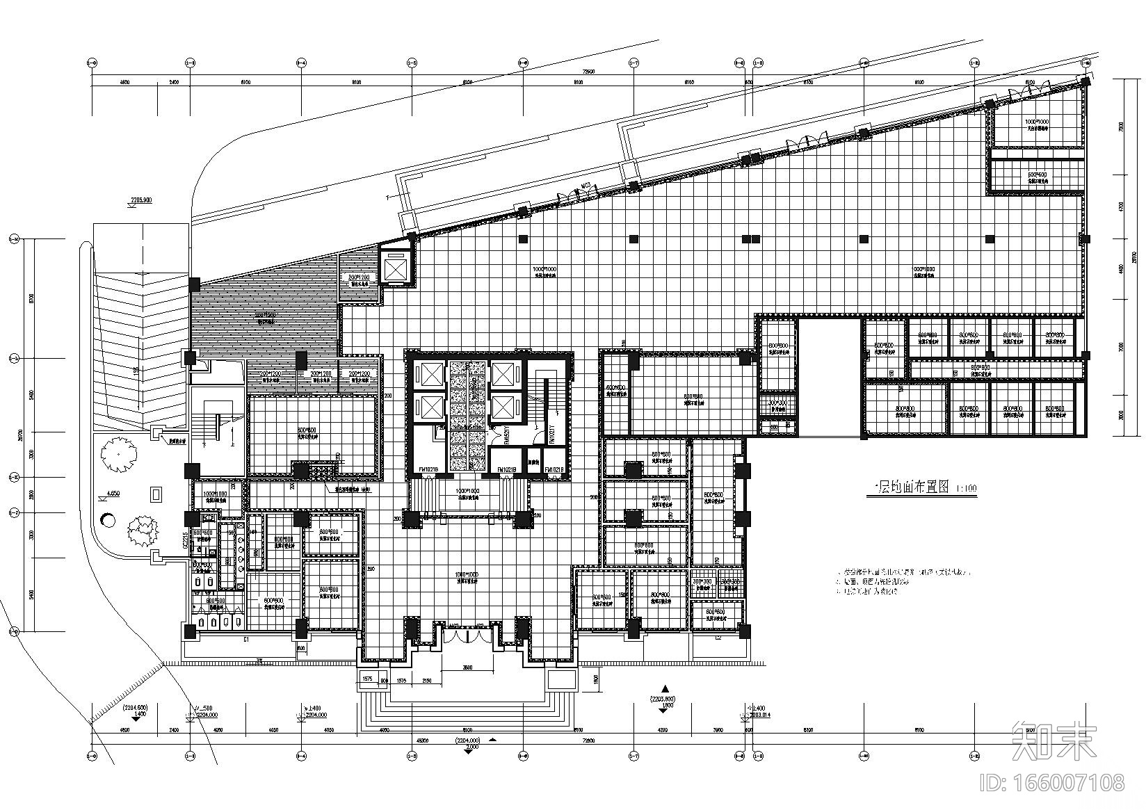 [贵州]农村信用社办公大楼施工图+招标文件cad施工图下载【ID:166007108】