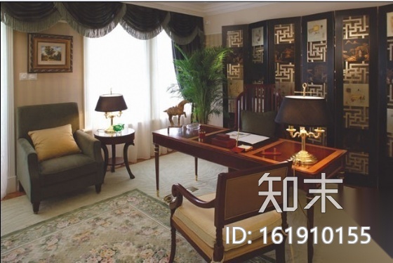 [上海]某区东郊花园别墅室内设计(含实景)cad施工图下载【ID:161910155】