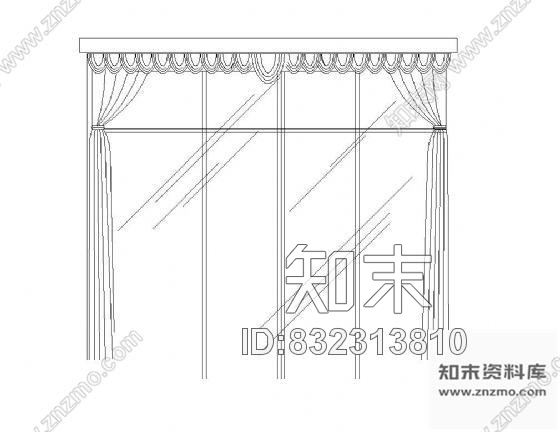 图块/节点各式窗帘图块集cad施工图下载【ID:832313810】