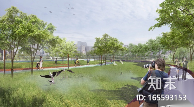 [江苏]南通通吕运河滨水空间景观设计方案cad施工图下载【ID:165593153】