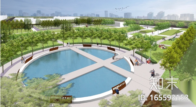 [江苏]南通通吕运河滨水空间景观设计方案cad施工图下载【ID:165593153】