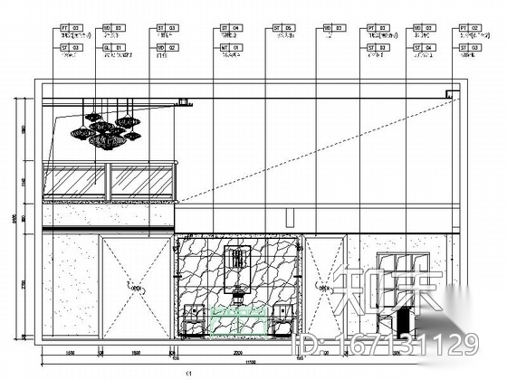 [浙江]园林城市新中式三层别墅样板间装修施工图（含效果...施工图下载【ID:167131129】