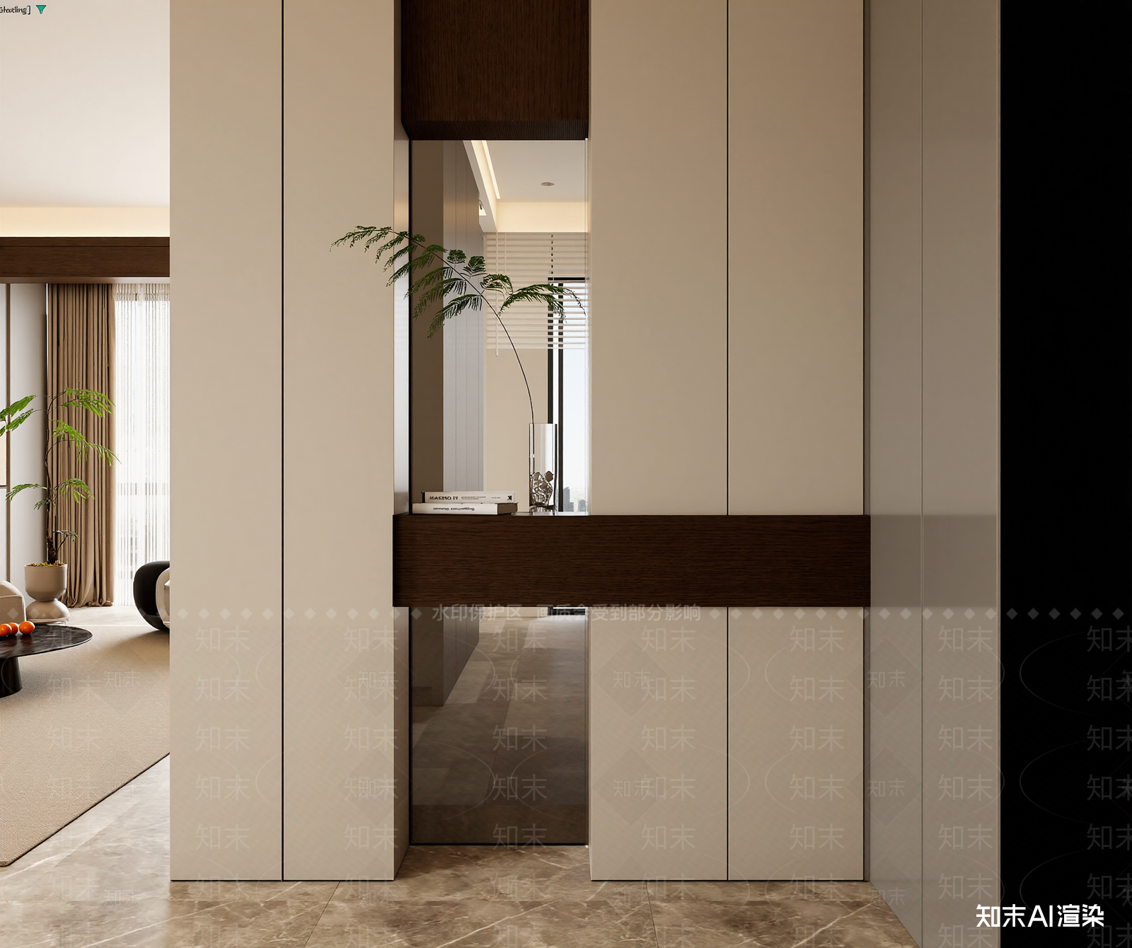 现代玄关3D模型下载【ID:1214848384】