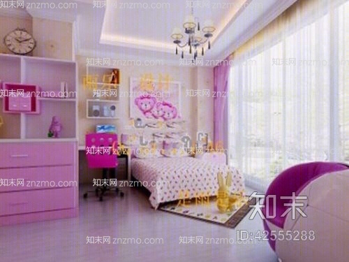 家居卧室1433D模型下载【ID:42555288】