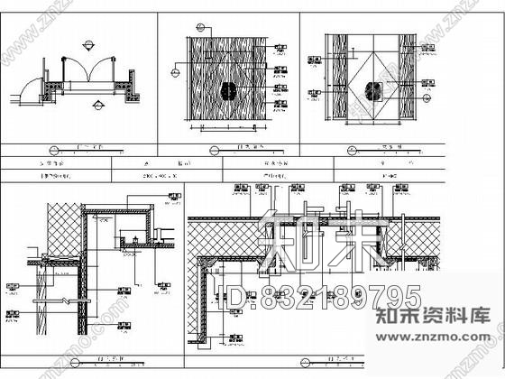 图块/节点某中餐厅包房双扇门详图cad施工图下载【ID:832189795】