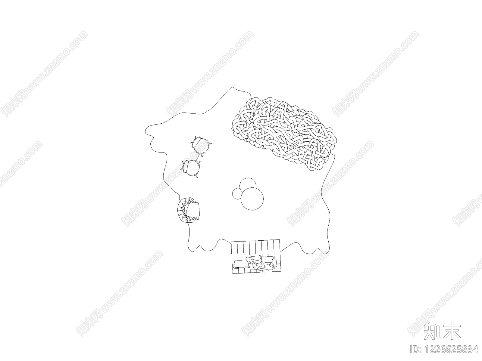 现代,意式沙发CAD图纸