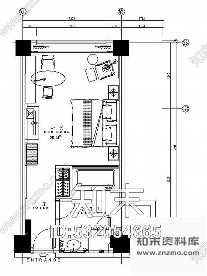 施工图厦门某假日大酒店10号客房施工图含效果cad施工图下载【ID:532054665】