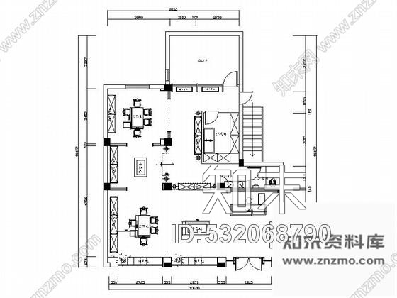 施工图河南省级农业龙头企业典雅新中式茶叶专卖店装修施工图含效果施工图下载【ID:532068790】