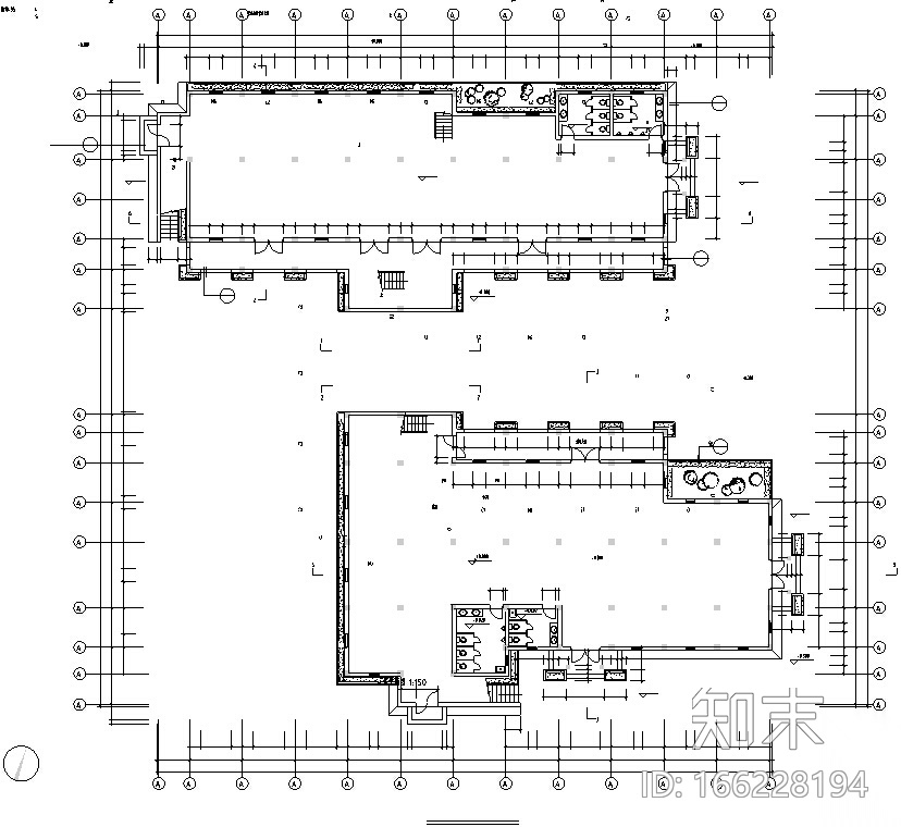 欧式艺术钟楼建筑设计方案施工图CAD施工图下载【ID:166228194】